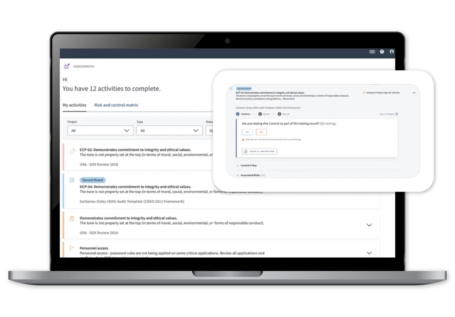 Diligent ICM reduce dependencia de auditorías externas y aumenta autonomía.